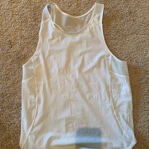 White Lululemon tank